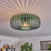 Pieris runde Deckenlampe aus Metall in Grün Produktbild-Vorschau 1