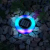 Lampada da giardino solare a LED rotonda – RGB – 8 LED – Ø Anteprima dell’immagine prodotto 1