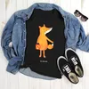 Mr. & Mrs. Panda Größe M T-Shirt Fuchs Laterne - Schwarz - Produktbild-Vorschau 2