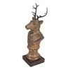 Clayre & Eef Dekorationsfigur Hirsch 25 cm Braun Polyresin Produktbild-Vorschau 2