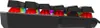 Side view of a mechanical keyboard with RGB lighting visible under the keys. Produktbild-Vorschau