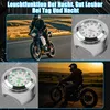 Motorrad-Lenkeruhr und Thermometer, passend für Lenker Produktbild-Vorschau 4