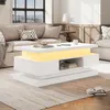 Table basse relevable Merax avec 2 tiroirs, table d'appoint Voir les images du produit 2