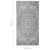 vidaXL Outdoor-Teppich Flachgewebe 100x200 cm Blaues Muster Produktbild-Vorschau 5