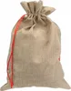 12x Weihnachtsgeschenksack Weihnachtsmann Schlitten 22x32cm Produktbild-Vorschau 3