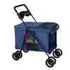 2 in 1 Klappbar Hundewagen Hundebuggy Bis 20kg,Pet Stroller Produktbild-Vorschau 5