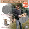 LZQ 2 × koš na palivové dřevo 60 l, plstěný koš z plsti a Náhled obrázku produktu 5