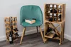 Geflammtes Holz-Weinregal 50x40x27cm, Serie X Produktbild-Vorschau 7