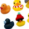 A collection of rubber ducks with different accessories. Produktbild-Vorschau