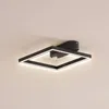 Lindby LED-Deckenleuchte Yulla, 34 cm, schwarz, Sensor Produktbild-Vorschau 2