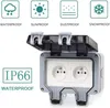 Dvojitá cena IP66, venkovní, polykarbonát, vodotěsný, Náhled obrázku produktu 4