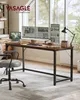 VASAGLE Tisch, Computertisch, Bürotisch, 160 x 60 x 76 cm Produktbild-Vorschau 2