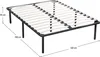 Cadre à lattes + pieds pour matelas 140 x 190 cm - 26 Voir les images du produit 3