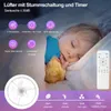 68W Leise Deckenventilator,Kristall Deckenleuchte RGB Produktbild-Vorschau 4