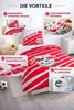 RBL Stripe Bettwäsche-Set 135x200 cm & 80x80 cm – Elegantes Produktbild-Vorschau 8