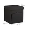 Relaxdays Sitzhocker, faltbar, Sitzbox, Aufbewahrungsbox Produktbild-Vorschau 4