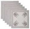 Clayre & Eef Set di 6 tovaglioli in cotone 40x40 cm Beige Anteprima dell’immagine prodotto 1