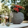 Capi Blumentopf Nature Rib Kugel 40 x 32 cm Anthrazit Produktbild-Vorschau 7