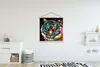 MuchoWow® Textilposter Tiger - Regenbogen - Schwarz 120x120 Produktbild-Vorschau 2