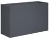 vidaXL Vaso da giardino antracite, 80 x 40 x 50 cm Anteprima dell’immagine prodotto 1