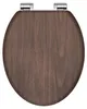 Sedile per WC SCHÜTTE in MDF LEGNO SCURO, sedile per WC con Anteprima dell’immagine prodotto 10