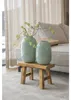 Mega Collections Blumenvase Oval Beauty - jade grun - Glas Produktbild-Vorschau 2