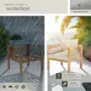 tectake® Garten-Loungesessel Boka, lasiertes Holz, 120 kg Produktbild-Vorschau 7