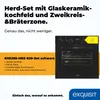 Exquisit Einbauherdset EHE285-HBZ-020-Set schwarz | 75 l Produktbild-Vorschau 2