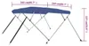 vidaXL 4-Bow Bimini Top Blau 243x210x137 cm Produktbild-Vorschau 7