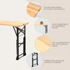 GOPLUS Bierzelttisch Höhenverstellbar, 168,5 cm Biertisch Produktbild-Vorschau 3