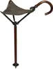 Sitzstock aus Echtleder, 70 cm Sitzhöhe, mit Tellerspitze Produktbild-Vorschau 1