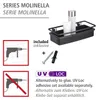 Nástěnná police Molinella černá Náhled obrázku produktu 2