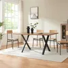 Tischgestell 'Klixjö' 2er-Set Stahl X Form 72 x 70 x 10 cm Produktbild-Vorschau 4