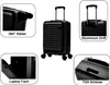 Koffer Trolley Reisekoffer Hartschalenkoffer Handgepäck mit Produktbild-Vorschau 3