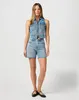 WRANGLER Damen, Shorts COWBOY SHORT 5 INCH, W28, Blau, Produktbild-Vorschau 6