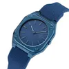 Adidas Uni Uhr CITY TECH THIN Silikon blau AOFH24001 Produktbild-Vorschau 2