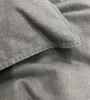 Primera Flanell Bettwäsche 155x220  stonewashed granit uni Produktbild-Vorschau 2