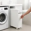 Szafka Relaxdays, 4 przegródki, drzwi przesuwne i klapka, Podgląd zdjęcia produktu 2
