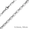 5-5mm-Plattenkette-aus-585-Weißgold-55cm Produktbild-Vorschau