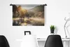 MuchoWow® Wandteppich Wandbehang Wald - Wasser - Nebel Produktbild-Vorschau 4