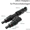 MC4 T-Adapter Set, 2/1, IP67, 1.5kV, schwarz Produktbild-Vorschau 2
