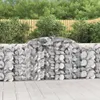 Gabionen mit Hochbogen 13 Stk 300x50x100/120cm Verzinktes Produktbild-Vorschau 2