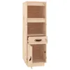 A tall, narrow wooden cabinet with a drawer and a door. Produktbild-Vorschau
