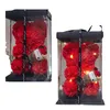 Infinity Rosen Teddy mit Geschenkbox & Lichterkette, Produktbild-Vorschau 5