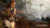 A woman in tribal attire stands in a lush, green landscape with a river and a tall, mushroom-shaped structure in the background. The game's logo is visible in the bottom right corner. Produktbild-Vorschau