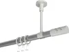Interdeco Gardinenstange / Vorhangstange Silbergrau / Weiß, Produktbild-Vorschau 1