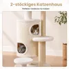 COSTWAY Katzenbaum 150cm, tiragraffi con 6 livelli, 2 Anteprima dell’immagine prodotto 6