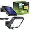 A product shot showing a solar-powered outdoor light and its packaging. Produktbild-Vorschau
