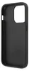 A black phone case shown from the side. Produktbild-Vorschau