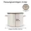 EMALIA RYBNIK Garnek emaliowany 2 L, średnica 16 cm, kolor Podgląd zdjęcia produktu 3